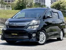 2013 Toyota VELLFIRE GOLDEN EYES 2.4 AT SUNROOF & MOONROOF, ALPINE PLAYER