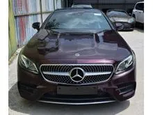 2019 Mercedes-Benz E350 2.0 AMG Premium Plus Coupe Unregistered