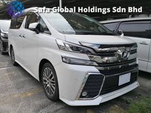 2016 Toyota Vellfire 2.5 ZG PACKAGE (SUNROOF) PILOT SEATS FREE WARRANTY UNREG 2016