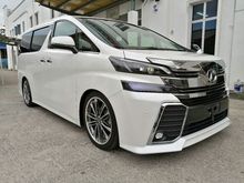2016 Toyota Vellfire 2.5 Z G Edition MPV. ALPINE, ALPINE 3 Zone Camera