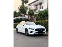2024 Mercedes-Benz A200 1.3 Progressive Line Sedan White on Black Odo 19Rb (TERMURAH)