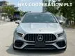 Recon 2021 Mercedes Benz A45 S AMG 2.0 4Matic + HatchsBack DCT Unregistered READY UNIT GRADE 5 A Condition WITH REAR SPOILER