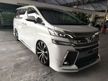 2015 Toyota Vellfire 2.5 ZG JBL AUTO PARKING HKS ADJUSTABLE