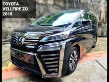2018 Toyota Vellfire 2.5 ZG MPV Unregistered