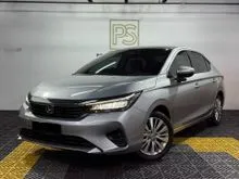 2023 Honda City 1.5 V Sedan (A)FULL SERVICE RECORD ORI MIL/HONDA WARRANTY TILL 2028/ LANEWATCH& REVERSE CAM/ HONDA SENSING/PADDLE SHIFT/F.LEATHER SEAT