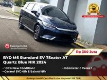 2024 BYD M6 0.0 Standard 7-seaters MPV 7 Seater AT Quartz Blue NIK 2024 [ GARANSI 5TH ]