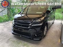 2018 Toyota Vellfire 2.5 GOLDEN EYES TRD SPEC ALL TAX INCLUDE N50% SALES TAX DISCOUNT