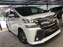 2017 Toyota Vellfire 2.5 ZG MPV * PRE-CRASH SYSTEM (UNREGISTERED)