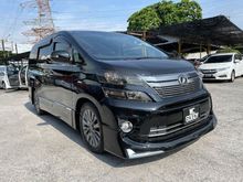 Nice No.6060,One Malay Owner,Bodykit,Keyless,1xPowerDoor,Android Player,Clean Interior,Well Maintain-2012/16 Toyota Vellfire 2.4(A) Z 7-Seater MPV