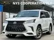 Recon 2019 Lexus LX570 5.7 V8 Black Sequence Unregistered TRD Aero Body Kit TRD Front Grill Mark Levinson Surround Sound System 5.7 V8 Petrol Engine 8 Spee