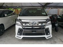 2016 Toyota Vellfire 2.5 Z G JBL H. THEATER