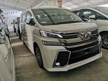 2016 Toyota Vellfire 2.5 ZG Recon. Full Set ALPINE Player. Sunroof & Panoramic Roof. Pre Crush Auto Braking System.Original Condition Car.GMR Warranty