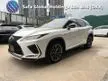 Recon 2020 Lexus RX300 2.0 F Sport SUV 4WD (CHEAPEST PRICE IN TOWN) RED INTERIOR /PANAROMIC ROOF /HUD /360 SURROUND CAMERA /BSM /FULL LEATHER SEATS /UNREG