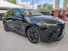 2024 Lexus NX 350 2.4 F Sport / GRADE 5A / TRD BODYKIT / SUNROOF / BSM / DIM / HUD / CREAM INTERIOR