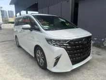 TOYOTA ALPHARD 2.5 Z * 2024 * Z SPEC * SUNROOF * 360 CAMERA * DIM * BSM * POWER BOOT *