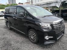 2016 Toyota Alphard 2.5 SC SUNROOF, ALPINE ROOF TV, PRE CRASH SYSTEM ,UNREG16