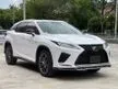 Recon 2022 Lexus RX300 2.0 F Sport SUV/5AA GRADE/SUNROOF/RED LEATHER/FREE SERVICE/FREE WARRANTY/ACTUAL UNIT - Cars for sale