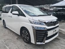 2018 TOYOTA VELLFIRE 2.5 ZG , PRE-CRASH SYSTEM , SUNROOF , FULL LEATHER PILOT SEAT , UNREGISTER 18