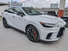 2023 Lexus RX 350 2.4 F Sport / GRADE 5A / HUD / PANROOF / 360 CAM / BLACK INTERIOR