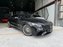2018 Mercedes-Benz AMG S63 4.0 Coupe, Burmester Sound System, HUD, Two Tone Interior, Carbon Fiber Door Panel, Sunroof