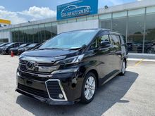 2017 Toyota Vellfire 2.5 ZA 7 seater 2 power door pre crush unreg