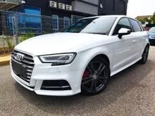 RAYA SALES. 2017 Audi S3 TFSI QUATTRO SPORTBACK 2.0 + 2 YEAR WARRANTY