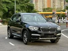 2021 BMW X3 2.0 xDrive30i Luxury SUV / ORI LOW MILEAGE / NEW CAR CONDITION / NEGO GO