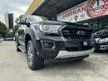 Used 2020 Ford Ranger 2.0 Wildtrak High Rider Pickup Truck Low Mileage 41K JB Plate 1 Owner Chinese