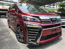 2019 Toyota Vellfire 2.5 ZG - BSM PCS GRADE 5A ORI MILEAGE 4K KM ONLY 5 YEAR WARRANTY