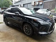 2020 Lexus RX300T 2.0 F-SPORT FACELIFT/TRD BODYKIT/HUD/BSM/BLACK INTERIOR/REVERSE CAMERA/UNREGISTER