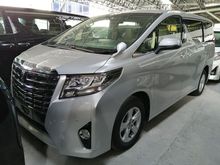 2016 Toyota Alphard 2.5 X MPV/FREE 5 YEARS WARRANTY/OFFER/NON SMOKING