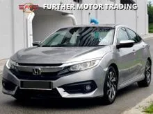 ORIGINAL BODY PAINT CAMERA GOOD CONDITION 2017 Honda Civic FC 1.8 S Sedan 1 OWNER FREE ACCIDENT NOT FLOOD WARRANTY ENGINE GEARBOX AIRCOND