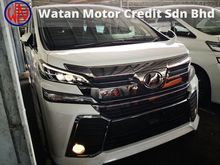 2017 Toyota Vellfire 2.5 Z SUNROOF ALPINE 360 CAM UNREG