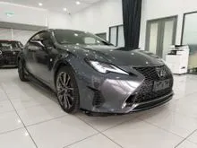 2021 Lexus RC 300 2.0 F Sport Coupe Sunroof Paddle Shift Reverse Camera Mark Levinson Sound LED Daytime Running Light Xenon Light Push Start Keyless