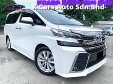 15/18 Toyota Vellfire 2.5 Z.G POWERBOOT ORI PAINT ACTUAL YR MAKE