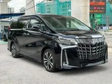 2021 Toyota Alphard 2.5 G S C Package MPV - UNREG/LOW MILEAGE/FREE 6 YEAR WARRANTY