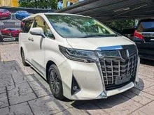 [GRADE 5A] 2022 TOYOTA ALPHARD 3.5 EXECUTIVE LOUNGE 3BA-FL MPV SUNROOF 4CAMERA JBL R/MONITOR AUTO PARKING DIM BSM BEIGE LEATHER (A) UNREG