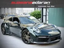 2022 Porsche 911 3.7 Turbo S Coupe Full Carbon Aero Package Akrapovic Sport Exhaust Burmester