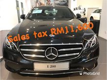 2019 Mercedes-Benz E200 2.0 SportStyle Avantgarde Sedan