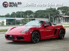 2019 Porsche 718 2.0 Boxster Convertible [True Mileage 24,467km] [FREE WARRANTY ] [ PETROL VOUCHER ]