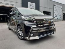 2015 Unreg Toyota Vellfire 2.5 ZG Full Spec 4Cam SunMoon Roof Leather JBL
