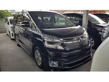 2012 Toyota Vellfire 3.5 V L Edition MPV FULLY LOADED SUNROOF SURROUND CAMERA MODELLISTA BODYKIT HOME THEATER R/MONITOR PILOT SEAT (A) OFFER CLEARANCE