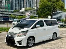 2011 Toyota Vellfire 2.4 Z MPV SUNROOF  3 YEARS WARRANTY