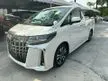 Recon 2020 Toyota Alphard 2.5 SC (A) SUNROOF 3BA MODEL NEW FACELIFT JAPAN SPEC CHEAP IN TOWN UNREGS