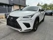 Recon 2019 LEXUS NX300 2.5 F SPORT WITH PANORAMIC ROOF FREE 5 YEARS WARRANTY