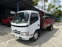Unregistered 14 Kaki Hino XZU344 Wooden Cargo With Canvas For Sell