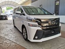 2017 Toyota Vellfire 2.5 Z Golden Eyes MPV , 2 POWER DOOR , POWER BOOT