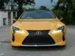 Recon 2022 Lexus LC500 5.0 V8 S Package Japan Spec Grade 5AA, Brown Interior, Carbon Roof, Mark Levinson Sound System