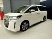 Recon 2019 TOYOTA ALPHARD 2.5 SC - Cars for sale