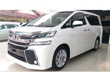 2016 Toyota Vellfire 2.5 ZA UNREG PRE CRASH 2PDR RMTR RC